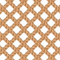 Vector realistic isolated rope grid pattern